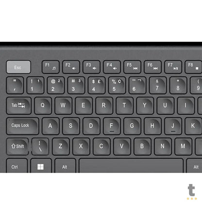 Teclado Usb PCYes Soft Preto / Cinza - Ptosf2Ab Truedata