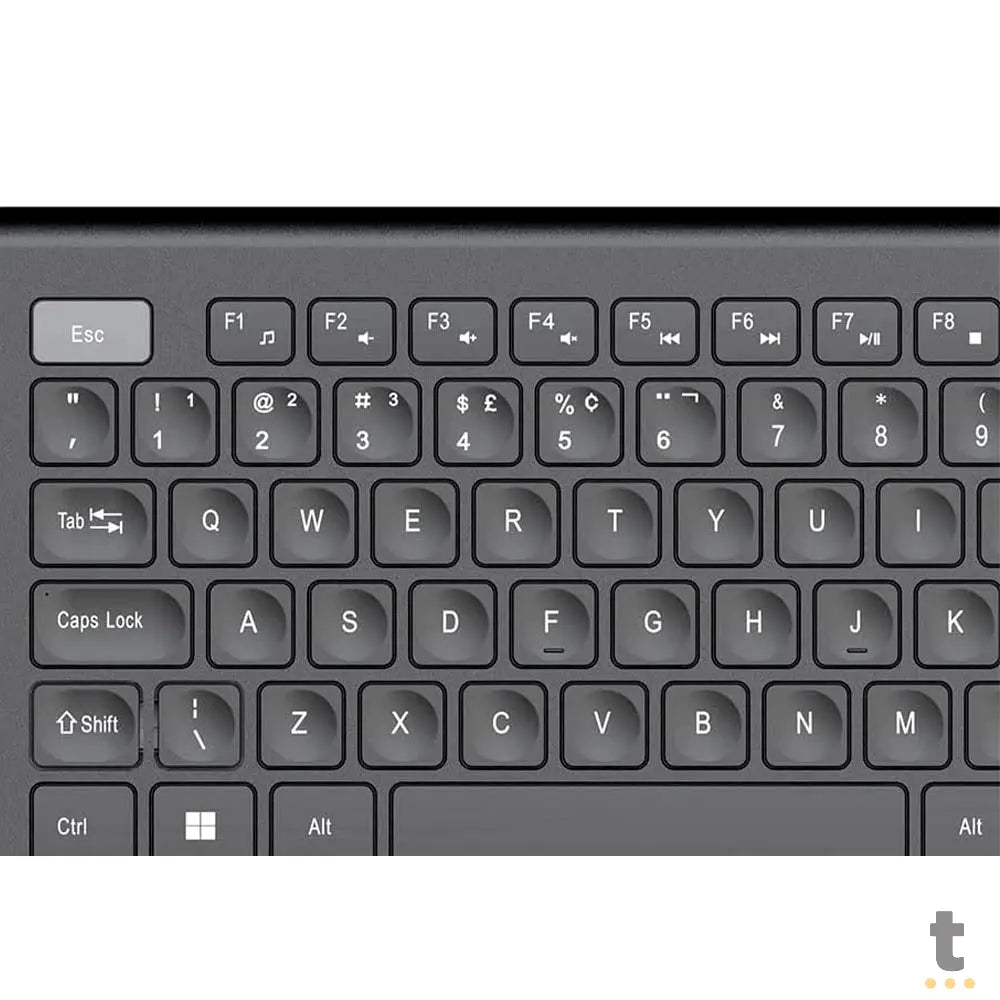 Teclado Usb PCYes Soft Preto / Cinza - Ptosf2Ab Truedata
