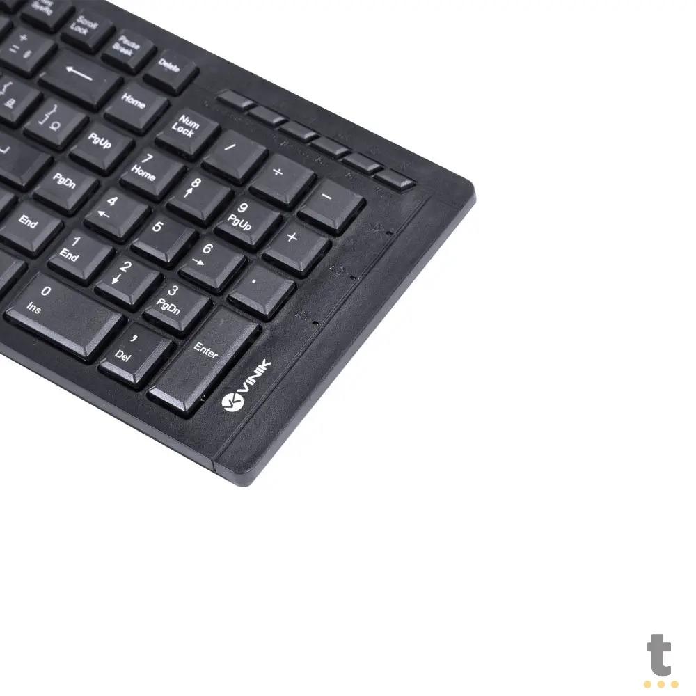 Teclado Usb Vinik Chocolate Dynamic Abnt2 Preto - DT120 Truedata
