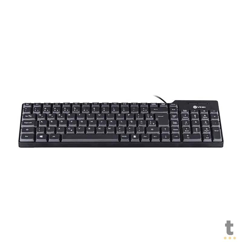 Teclado Usb Vinik Dynamic Abnt2 Preto - DT150 Truedata