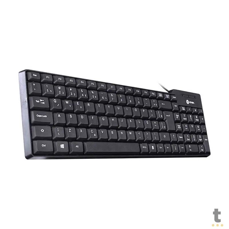 Teclado Usb Vinik Dynamic Abnt2 Preto - DT150 Truedata