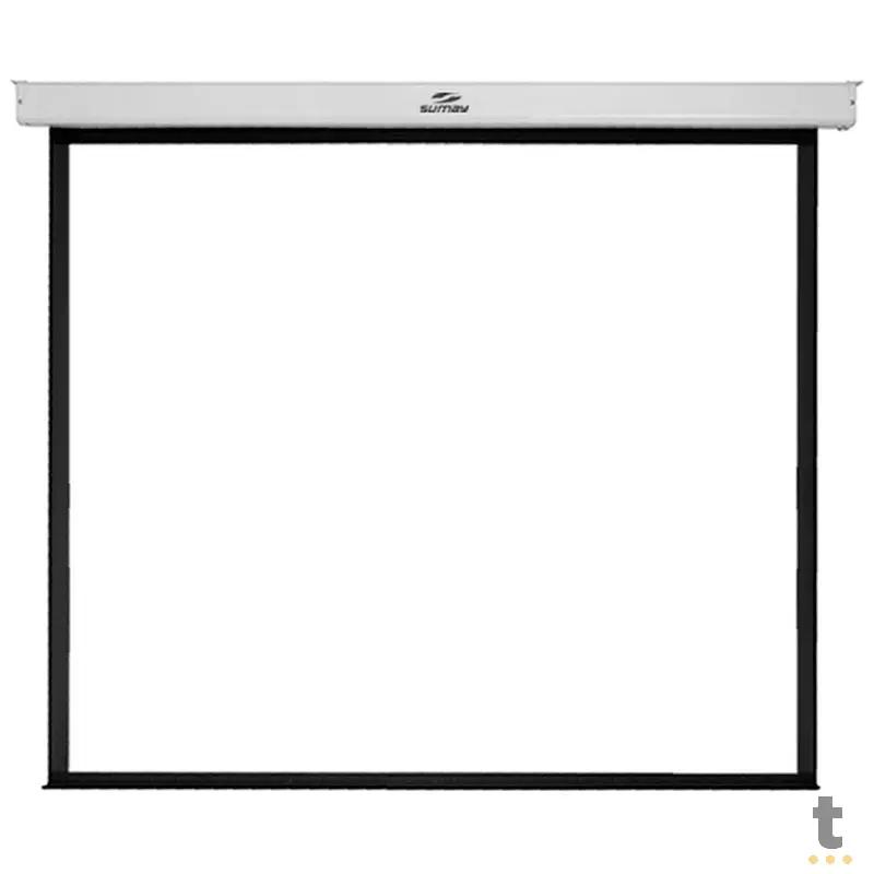 Tela De Projecao Eletrica 120 Pols Sumay Tevs120 4:3un (2.34 X 1.75m) Truedata