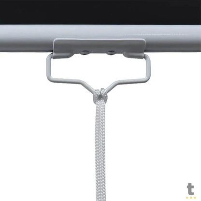 Tela De Projeção Retratil 97 Pols Multilaser AC351 1:1 (1.80 X 1.80m) Truedata