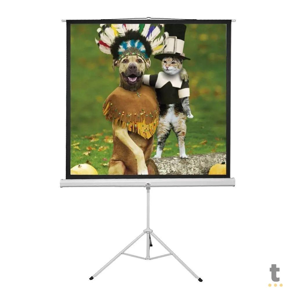 Tela De Projecao Tripe 100" Pols Sumay 1,8m x 1,8m - TTQS100 Truedata