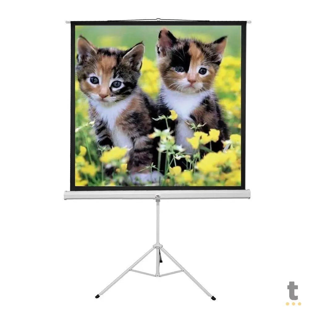 Tela De Projecao Tripe 100" Pols Sumay 1,8m x 1,8m - TTQS100 Truedata