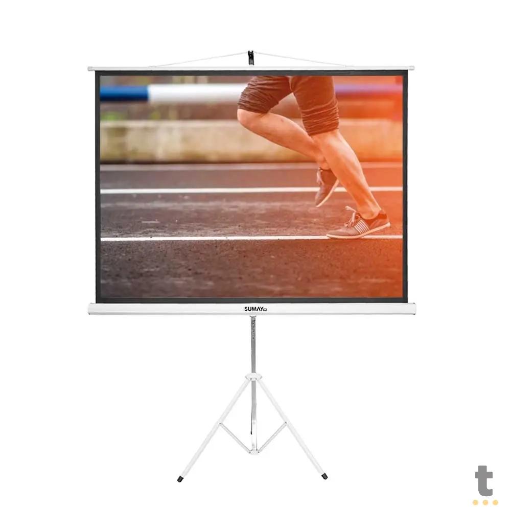 Tela De Projecao Tripe 72 Pols Sumay Ttvs72 4:3un Truedata