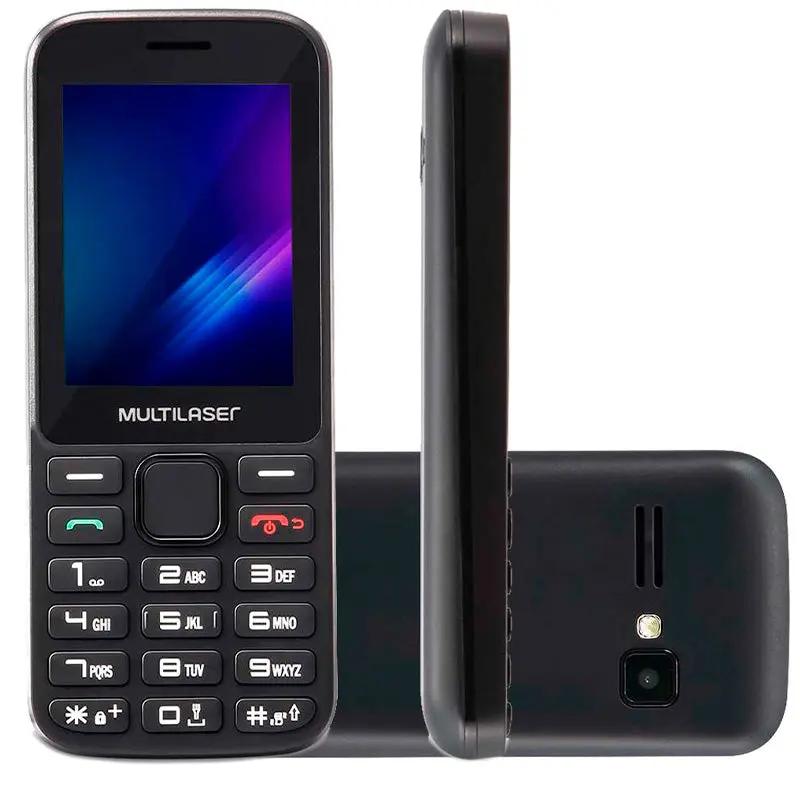 Telefone Celular Multilaser Zapp 2.4 Pols 512mb Preto Dual Chip - P9098 Truedata