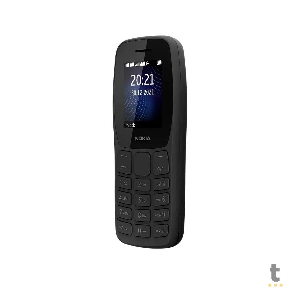 Telefone Celular Nokia 105 Dual Chip + Radio FM + Lanterna Preto - NK093 Truedata
