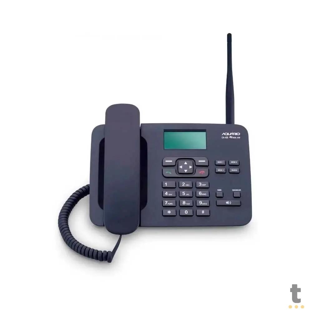 Telefone Celular Rural De Mesa Aquario Quadriband Dual Chip - Ca-42s Truedata