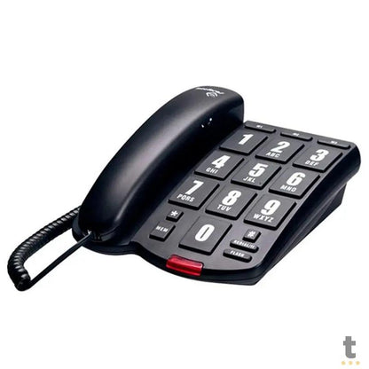 Telefone Intelbras Tok Facil Preto - 4000034 Truedata