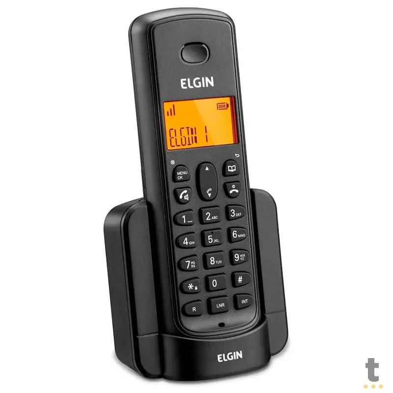 Telefone Sem Fio Elgin Tsf 8003 + 2 Ramais - Dect6.0 Teclado Iluminado, Identificador Truedata