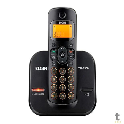 Telefone Sem Fio Elgin Tsf7500 - Dect6.0 Teclado Iluminado, Identificador De Cham Truedata