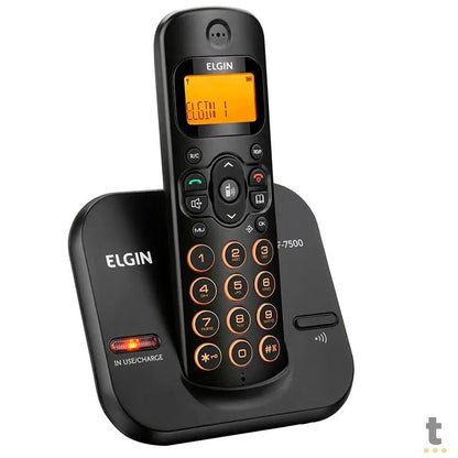 Telefone Sem Fio Elgin Tsf7500 - Dect6.0 Teclado Iluminado, Identificador De Cham Truedata