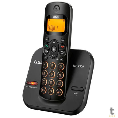 Telefone Sem Fio Elgin Tsf7500 - Dect6.0 Teclado Iluminado, Identificador De Cham Truedata