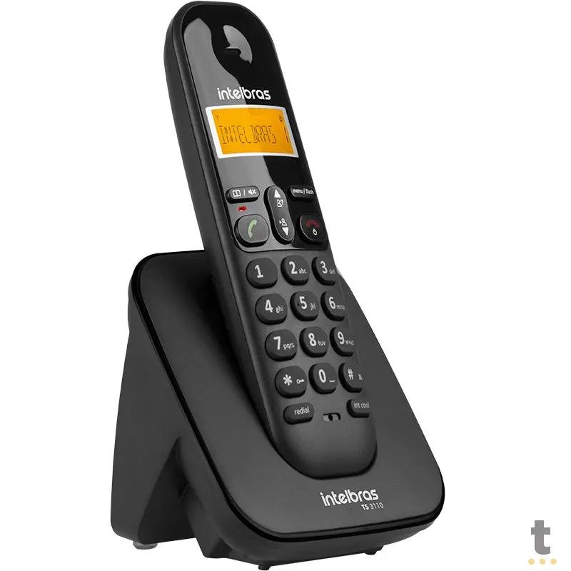 Telefone Sem Fio Intelbras Ts3110 Preto Ident De Chamadas - 4123110 Truedata