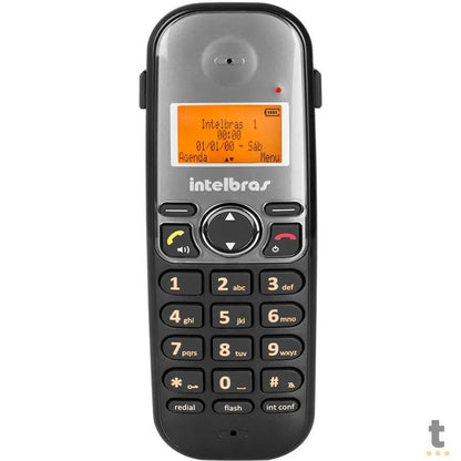 Telefone Sem Fio Intelbras Ts5120 Preto Ident De Chamadas Viva Voz - 4125120 Truedata