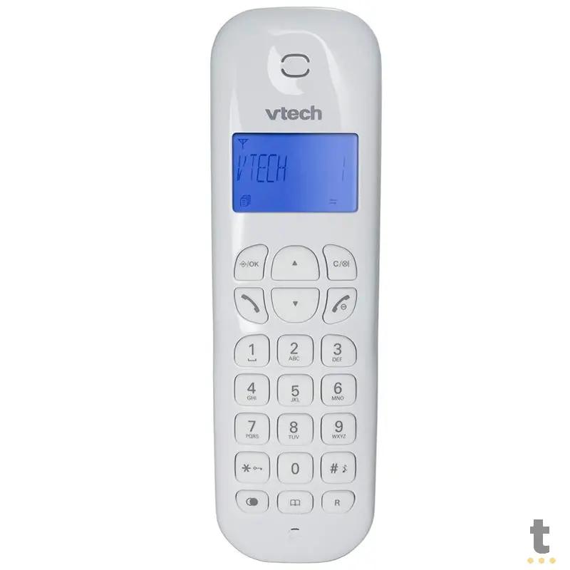 Telefone Sem Fio Vtech Ident Chamada Vt680w Dect6.0 Branco Truedata