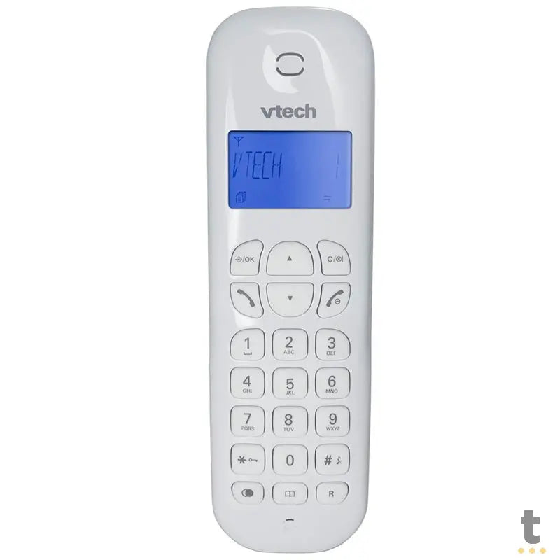 Telefone Sem Fio Vtech Ident Chamada Vt680w Dect6.0 Branco Truedata