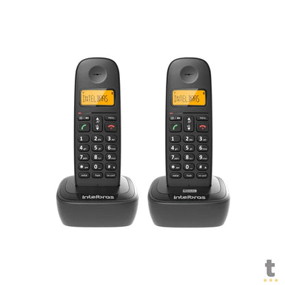 Telefone Sem Fio + Ramal Intelbras Ts2512 Preto Ident De Chamadas - 4122512 Truedata