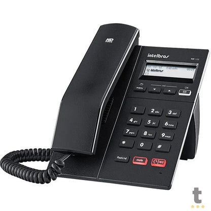 Telefone Voip Ip Intelbras Tip 125i Preto Display Viva Voz Hd - 4201251 Truedata