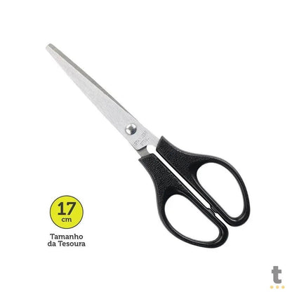Tesoura Multiuso Keep 17cm Preta - EI174 Truedata