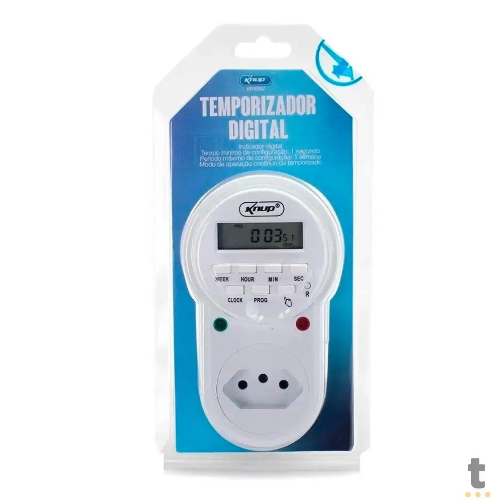 Timer Temporizador Digital Knup - KP-ES02 Truedata