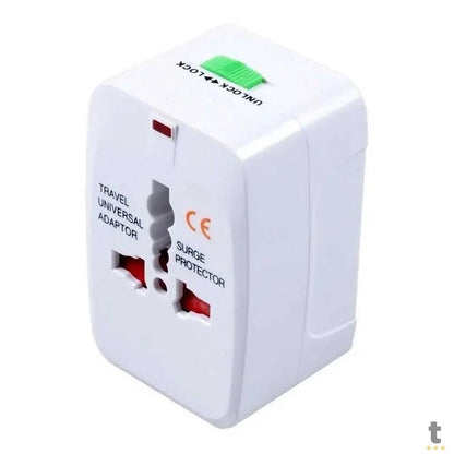 Tomada Adaptador de Viagem Padrão Universal Truedata