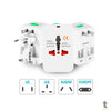 Tomada Adaptador de Viagem Padrão Universal Truedata