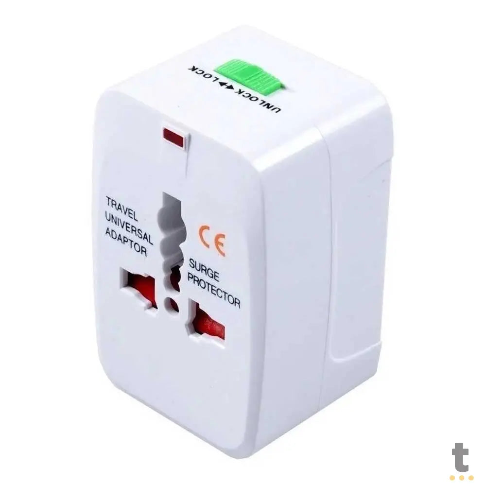 Tomada Adaptador de Viagem Padrão Universal Truedata