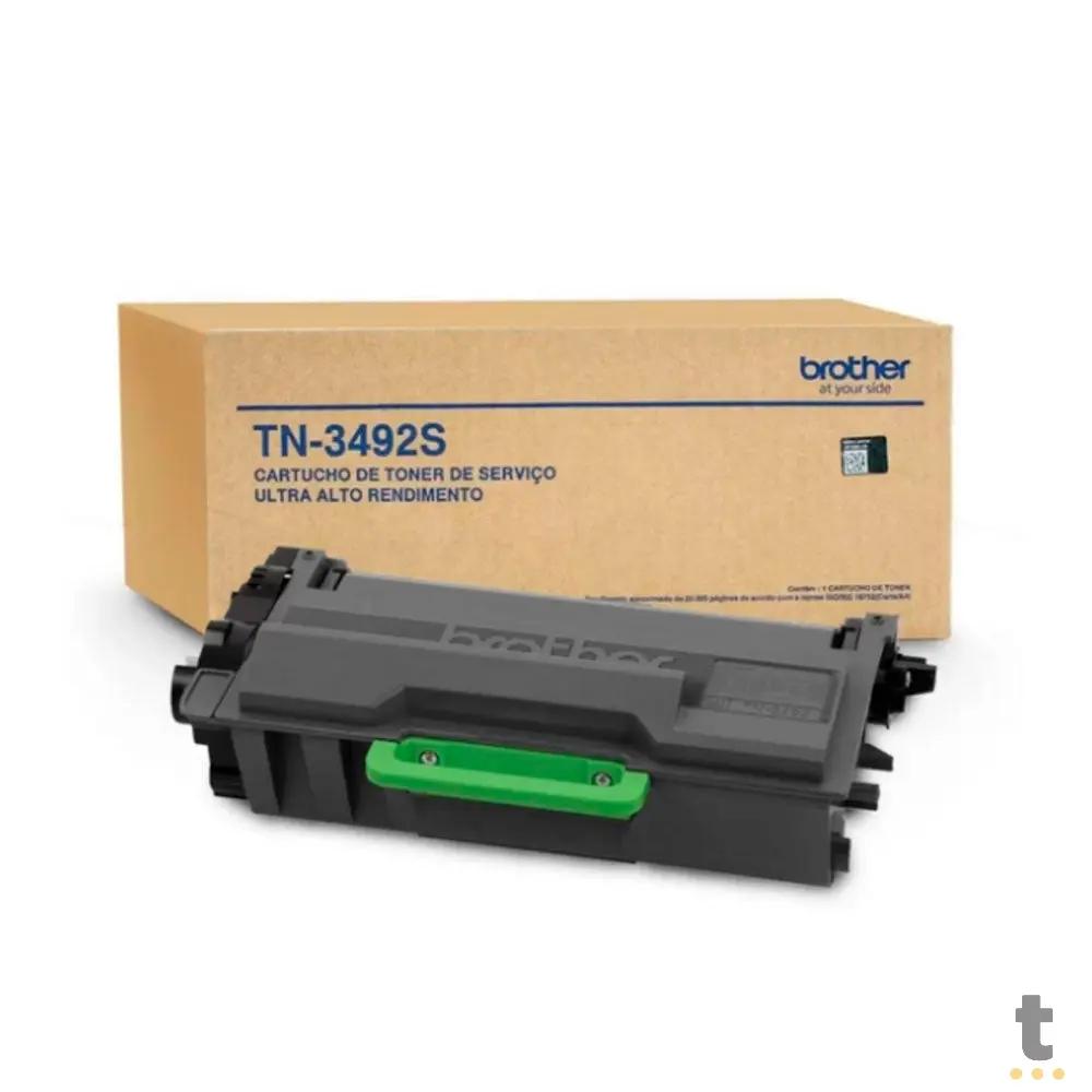 Toner Brother TN3492SBR Preto - P/ Brother HLL-6402DW MFCL-6902DW Truedata