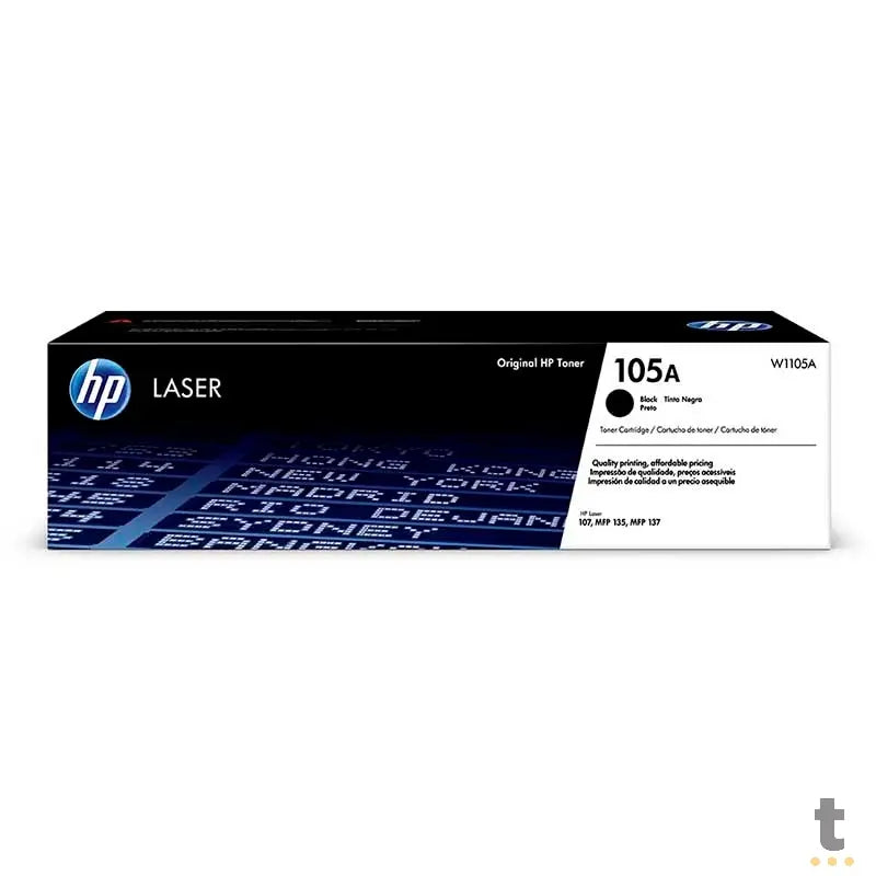 Toner HP 105A - W1105A - P/ M135 107W Truedata