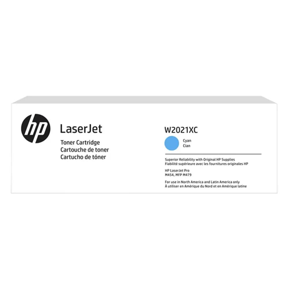 Toner HP W2021XC Ciano - P/ HP M454 M479 Truedata