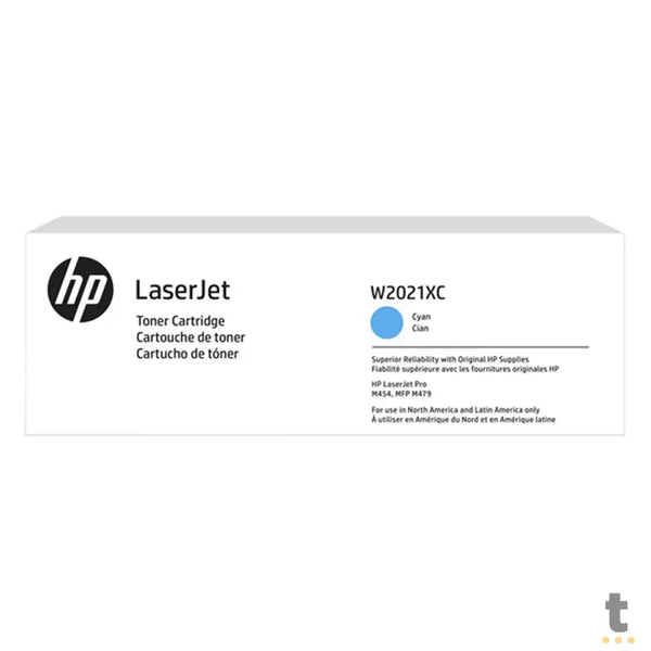 Toner HP W2021XC Ciano - P/ HP M454 M479