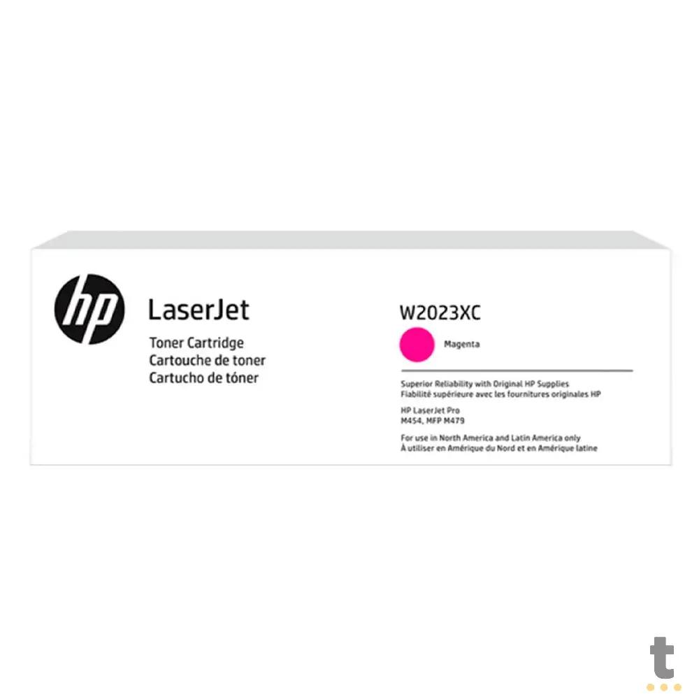 Toner HP W2023XC Magenta - P/ HP M454 M479 Truedata