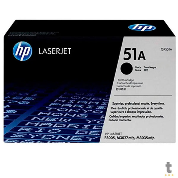 Toner Hp Q7551a - 51a Black