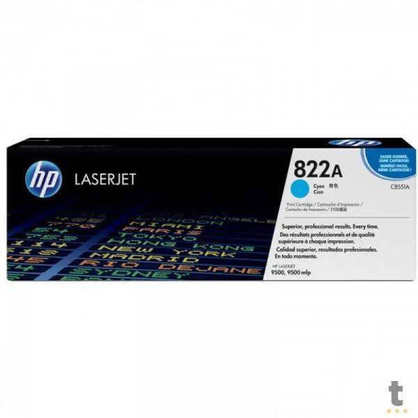 Toner Original Hp C8551a - 822a Cyan Truedata