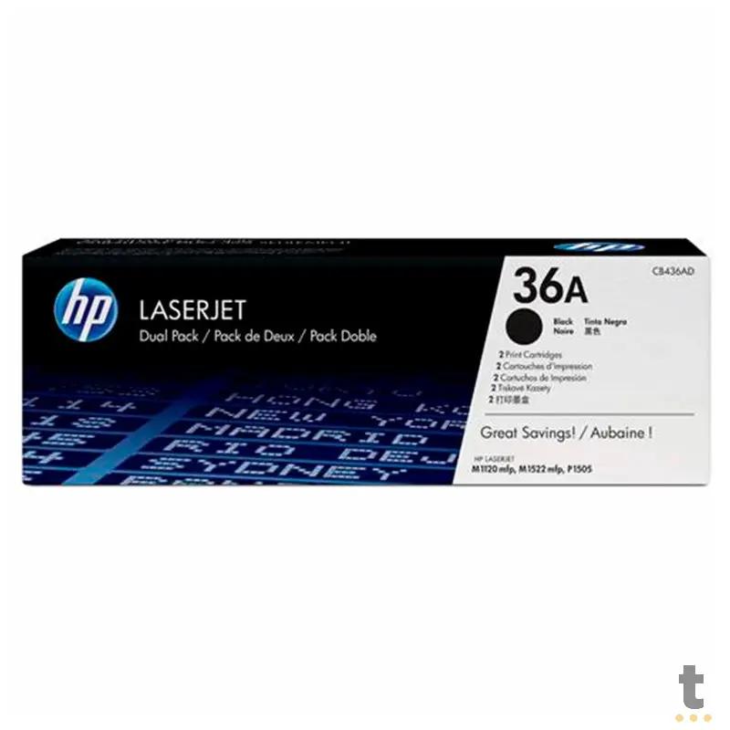 Toner Original Hp Cb436a - 36a Black Truedata