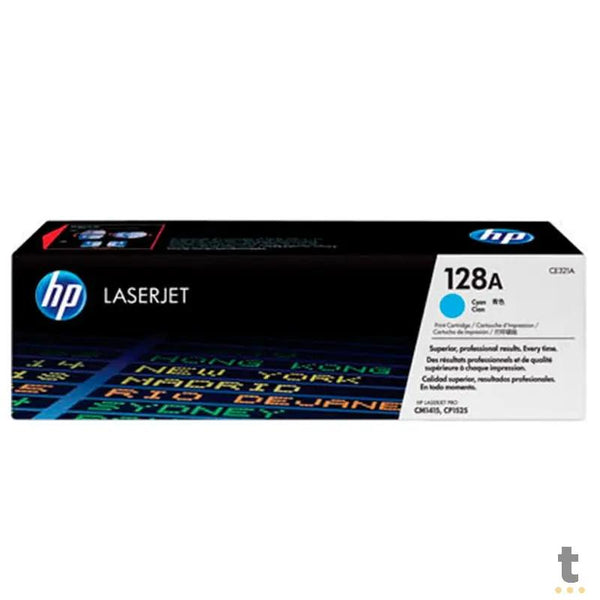 Toner Original Hp Ce321a - 128a Ciano
