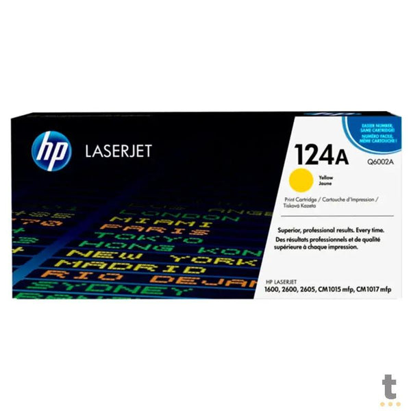 Toner Original Hp Q6002a - 124a Amarelo