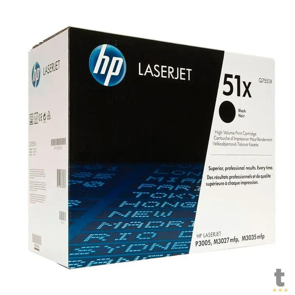 Toner Original Hp Q7551x - 51x Black