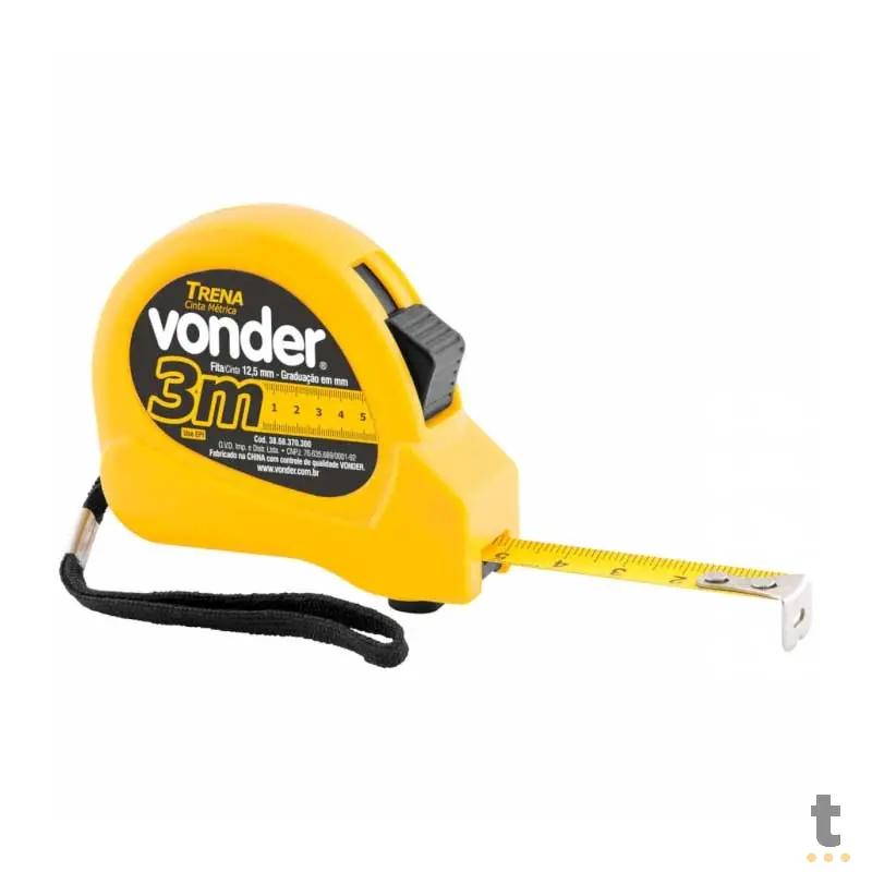 Trena Curta de Aço 3m X 12,5 mm Vonder - 36524 Truedata