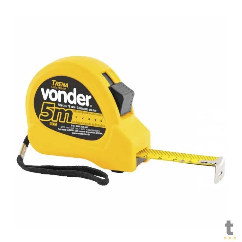 Trena Curta de Aço 5m X 19 mm Vonder - 36525 Truedata