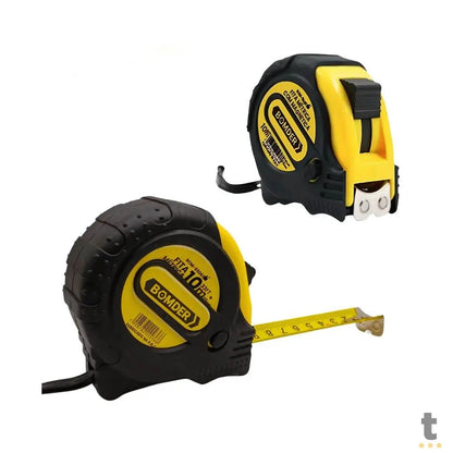 Trena com Fita de Aço 10m Bomder - BOM-6506 Truedata