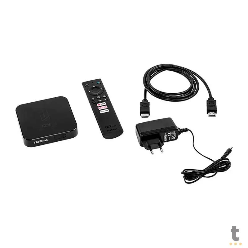 Tv Box Intelbras Android TV Izy Play Full Hd Wi-Fi - 4143011 Truedata