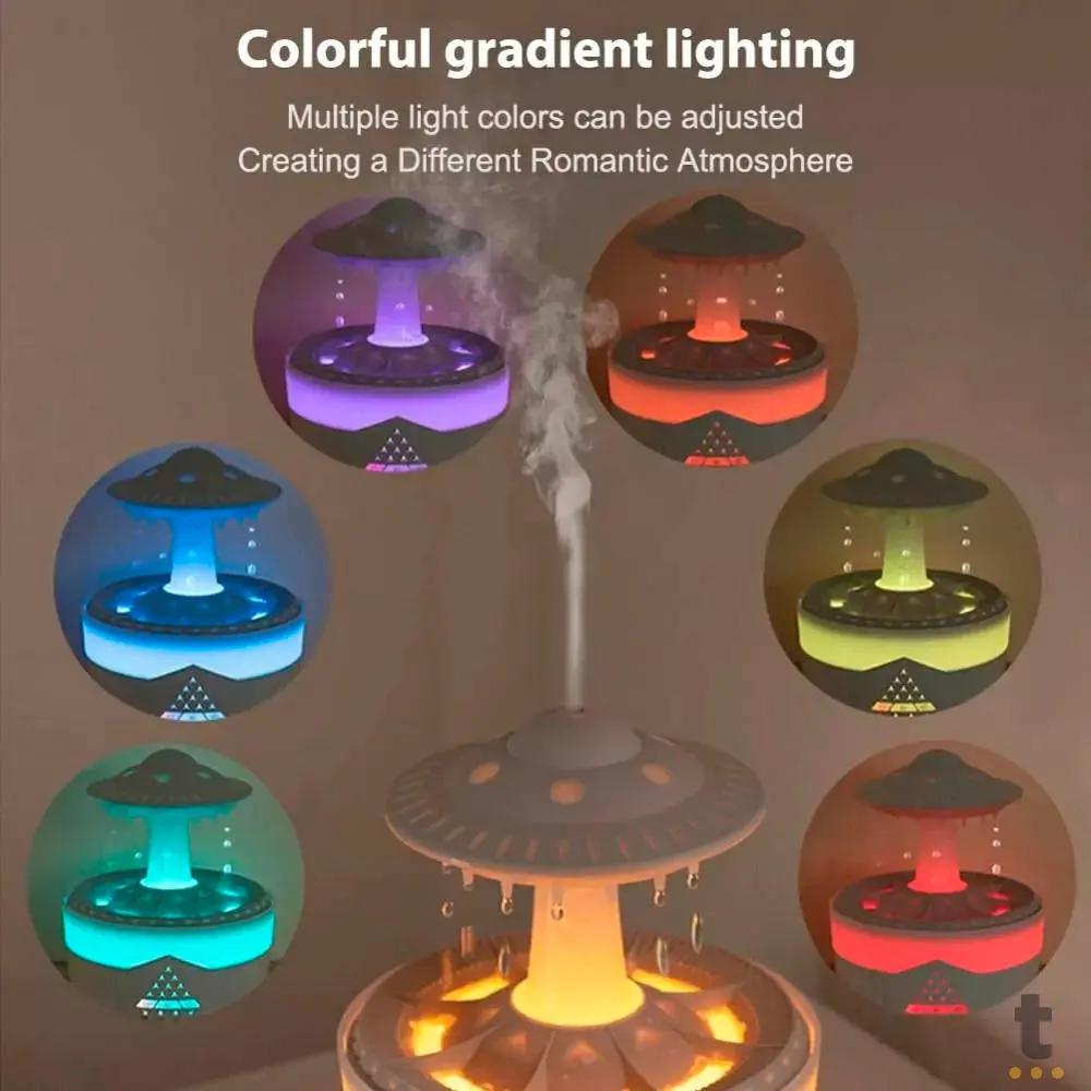 Umidificador e Aromatizador de Ar Lelong 350ml C/ Controle Remoto e Led Color - LE-2154 Truedata