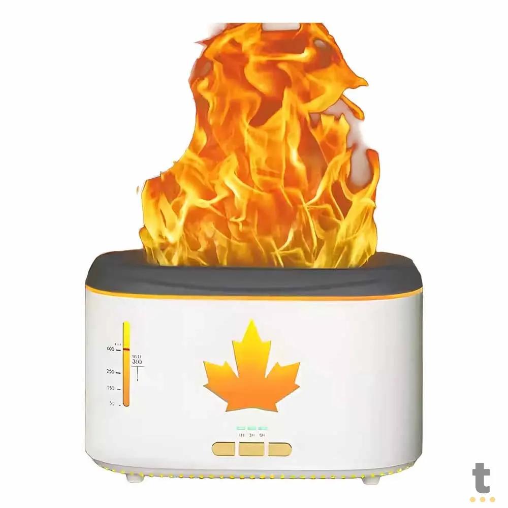 Umidificador e Aromatizador de Ar Lelong C/ Chamas Coloridas e Temporizador 400ml - LE-2362 Truedata