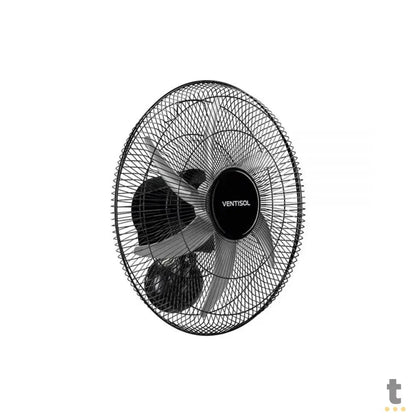 Ventilador Osc Parede Steel 50Cm 6 Pás Bivolt Ventisol Preto/Prata - 29697 Truedata