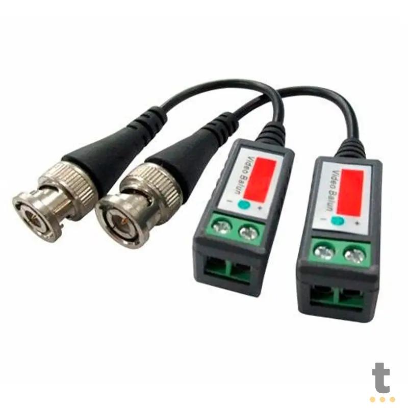 Video Balun Cftv Passivo Bnc Macho Balloon Par Truedata