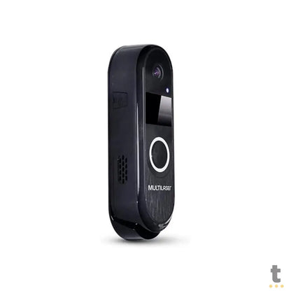 Video Porteiro Inteligente Multi HD Wi-fi 30Fps C/ Auto Falante e Microfone Embutido Preto - SE220 Truedata