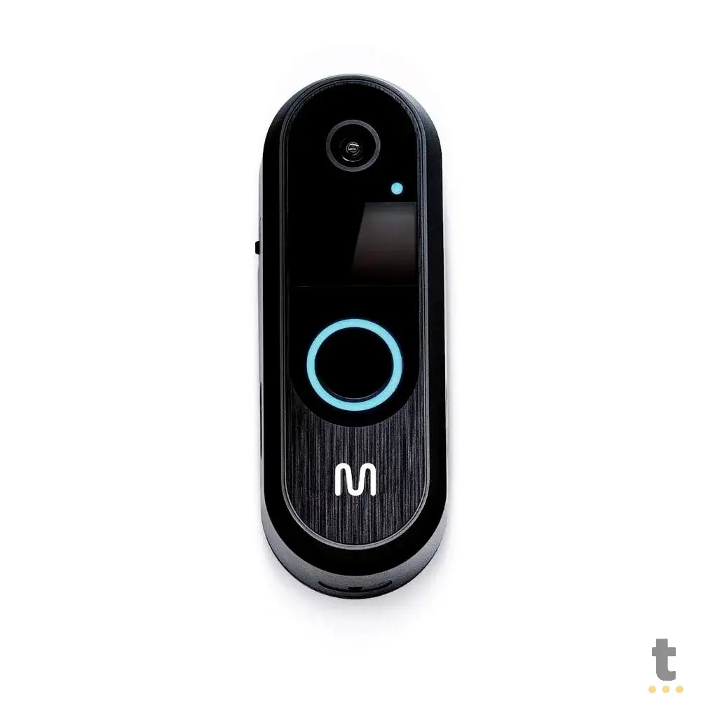 Video Porteiro Inteligente Multi HD Wi-fi 30Fps C/ Auto Falante e Microfone Embutido Preto - SE220 Truedata